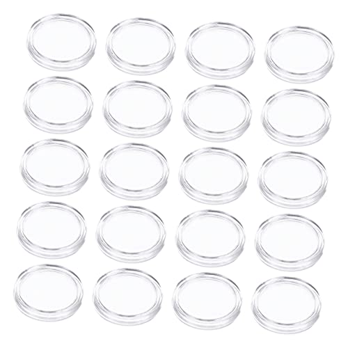 100 piezas cápsulas para monedas transparentes miniatura 1