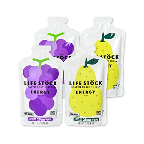 非常食 ライフストック ゼリー LIFESTOCK 【エナジートライアルパック】計4個セット