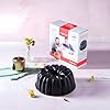 MIENCA Heart Shape Aluminum Cake Pan, Titanium Coating, Non-Stick, 12 Cups, Heavy Duty, Gifts for Mom, Molded Cake Pan, 10 Inch Baking Mold, Cast Aluminum Fluted Tube Pan, Easy to Clean (Black) #2