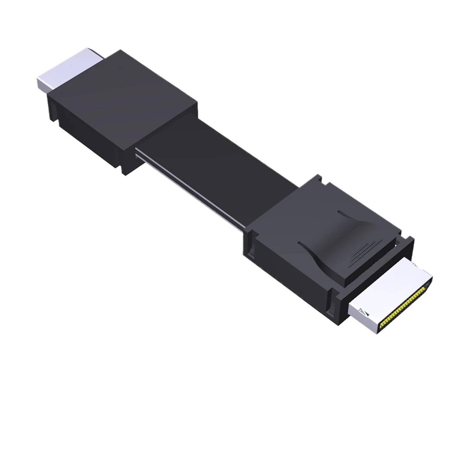 PCIe 4.0 X4 SFF-8611 męski na męski do zewnętrznej stacji dokującej karta graficzna PC serwer kabel transferowy do kabla adaptera Oculink (25 cm, F9912)