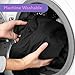XOLLOZ Massage Table Sheets Set – 3 Piece 4 Set, Microfiber Spa Bed Sheets, Cotton-Feel Massage Bed Cover, Wrinkle & Oil Resistant, Soft Accessories for Estheticians – Black