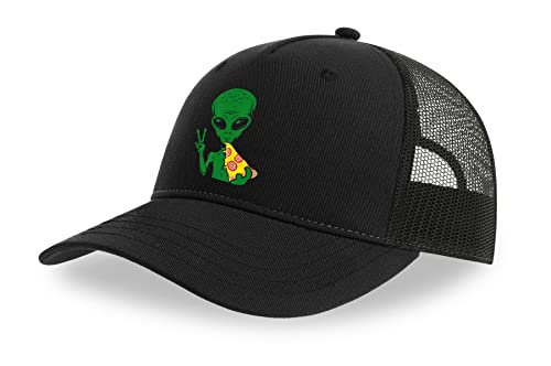 Casquette de camionneur alien pizza pour vos sorties estivales et festivals