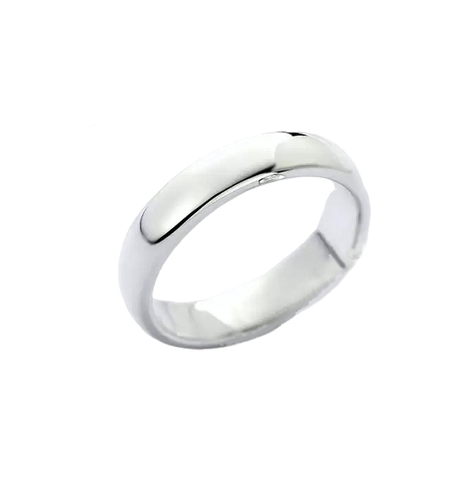 Alianzas de oro blanco, anillo de compromiso, oro real con diamantes auténticos, anillos de boda sencillos para mujer