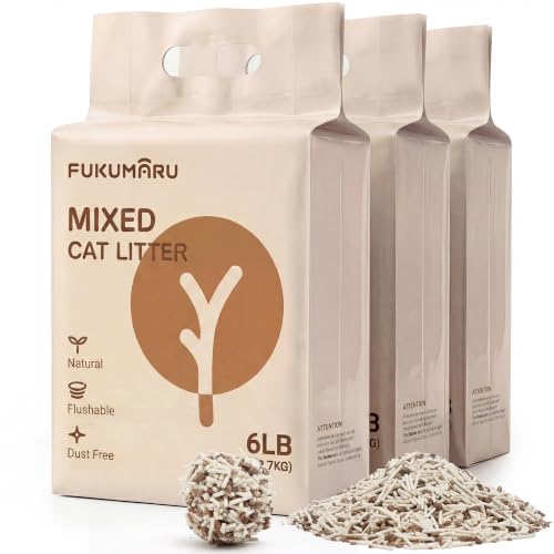 FUKUMARU Tofu Cat Litter (18 LBS 3 Bags)