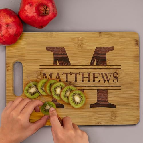 My Personal Memories Custom Personalized Bamboo Wood Cutting Board