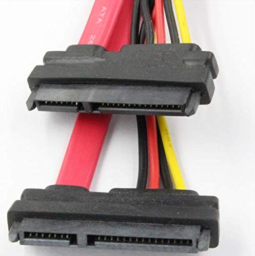 Cable de extensión SATA 7 + 15 pines de datos y alimentación