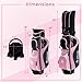 ULTIMATE Women's Complete Golf Club Set, 9/10/11pcs Right Handed Ladies Golf Clubs Set w/ 460cc Alloy Driver, #3 Fairway Wood, #4 Hybrid, #6/#7/#8/#9/#P Irons & Putter (11 Pieces w/Bag - Pink)