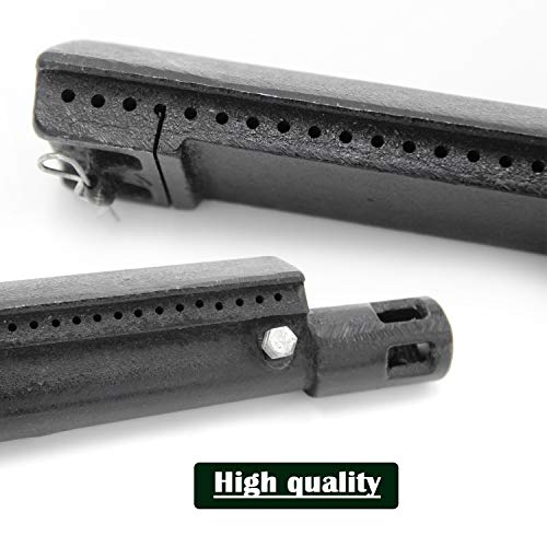 Vicool 15 3/16 Inch Cast Iron Burner Pipe Replacement For Jennair 720-0061, 720-0062, 720-0063, Nexgrill 720-0671,Charbroil, Set Of 3 #TOP2