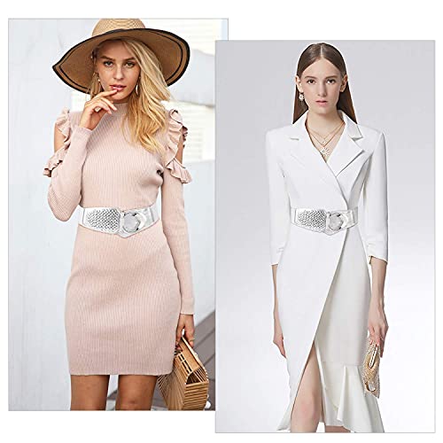 JASGOOD Fashion Wide Elastic Belt4