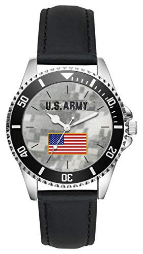 Preisvergleich Produktbild KIESENBERG - Geschenk US Army Veteran Soldat Artikel Uhr L-6571