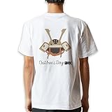 [igsticker] ドライ Tシャツ メンズ バックプリント 2XL サイズ 白 ホワイト ジム トレーニング スポーツ UVカット 吸水速乾 4.1オンス t-shirt 017653 子供の日 兜 端午の節句 カブト