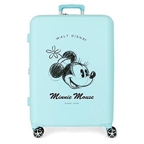 Disney Minnie You are Magic Maleta mediana Azul 48x70x26 cms Rígida ABS Cierre TSA integrado 88L 3