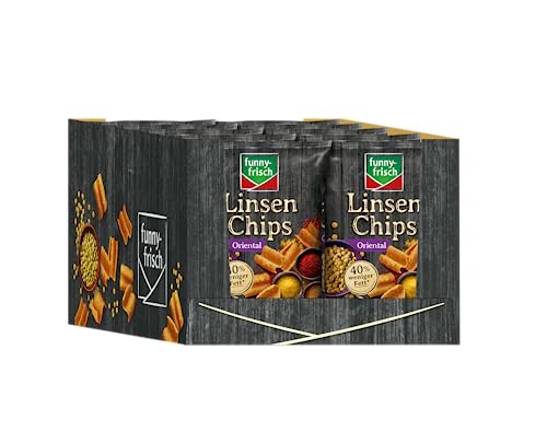 funny-frisch Linsen Chips Oriental, 12er Pack (12 x 90 g) 1