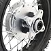 RUIQIMOTO 2.5-10 10 Inch Rear Wheel Tire and Rim 12mm Bearing 1.4 x 10 And Drum Brake With 420 37T Sprocket for 50/70/ 90/110cc BBR50 DRZ70 TTR50 DRZ50 CRF50 PW50 TTR50 Chinese SSR Dirt Pit Bike ATVs