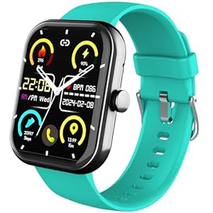 Smart Watch(Answer/Make Calls), 1.96″ HD Smartwatches for Men Women, Fitness Tracker with Heart Rate SpO2 Sleep Monitor, Pedometer, IP68 Waterproof, 100+ Sport Modes, Activity Tracker for iOS Android