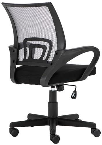 Sedia da Ufficio Genius I Sedia da scrivania Regolabile in Altezza con Rivestimento in Rete, Colore:Grigio - Sedia gaming - Immagine 5