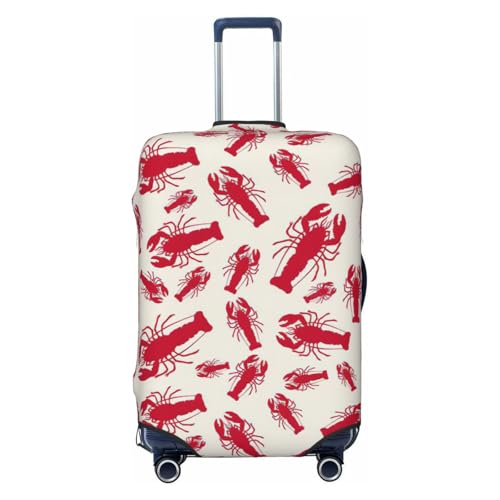 Housse de valise anti-rayures EdWal lavable motif homard L