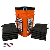 Quick Dam Grab & Go Flood Kit includes 10- 5-ft Flood Barriers in Bucket (QDGG5-10)