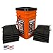 Quick Dam Grab & Go Flood Kit includes 10- 5-ft Flood Barriers in Bucket (QDGG5-10)