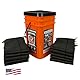 Quick Dam QDGG5-10 Grab & Go Eimer 3 x 1,5 m Flutbarrieren, Orange, 5’