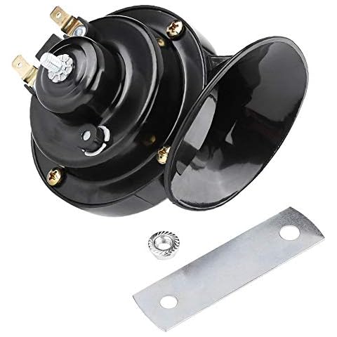 12V 110dB 510HZ Snail Horn, Universal Motorcycle Electric Snail Horn Loud Voice Speaker Cover