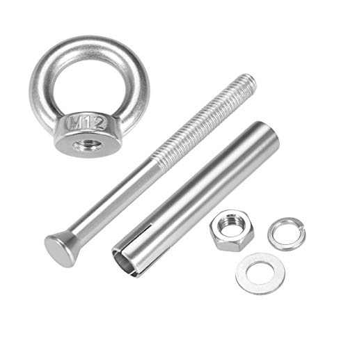 Boulons à œil M12 x 120 inox 304 pour fixer solidement sans risque de rupture