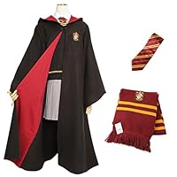 【Sサイズ】ハリーポッター ハッフルパフ女性得コスプレ4点 スリザリン：4点セット_S Wooseibunn ハリーポッター ローブ