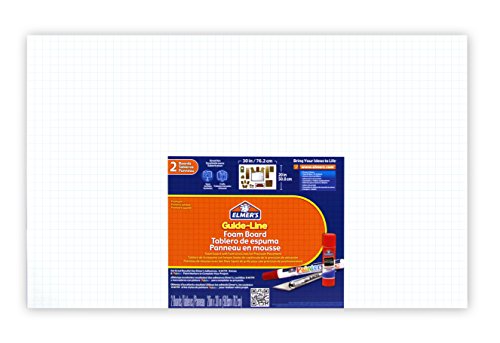 Guide-Line Foam Boards, 20 X 30", White, 2-Count (905100)