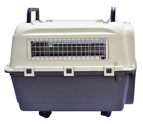 SEVENPET Jaula transportadora Kennel Perro Mascota 68x51x53 Gris