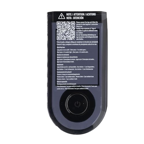 eWheel Tapa Display KQi2 para Patinete eléctrico Panel de Control Claro para visualizar Velocidad batería y Modos de conducción con Total precisión