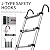 Telescoping Ladder Aluminum with stabilizer bar?Lightweight Multi-Purpose Extension Ladder?Telescopic Ladder?Portable Extension Ladder, 330lbs Max Capacity,Collapsible Ladder for RV Home or Outdoor