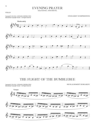101 classical themes for violin violon