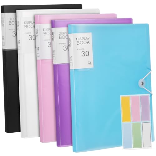 Pochettes transparentes pour classeurs en plastique PP pour stopper le désordre des feuilles