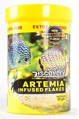 Artemia Infused Flakes / FREEZED Dried Artemia Mixed / Fish Food (55g)/ TAIYP PLUSS Discovery