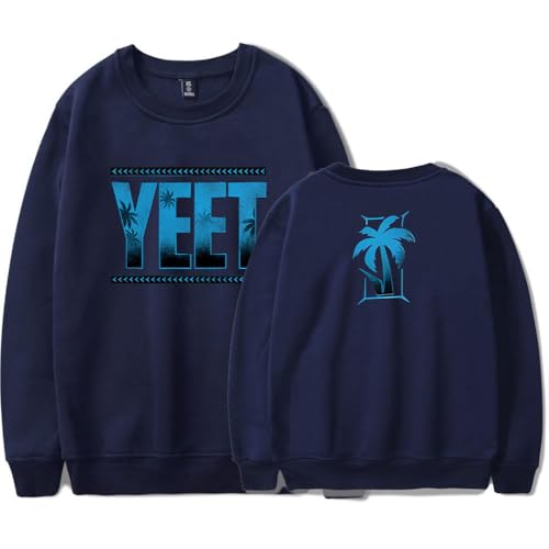 Jey Uso Yeet Spring Autumn Crew Neck Sweater Casual Tops Crew Neck Sweatshirts