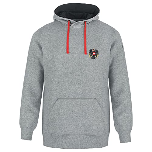 ALPIN de luxe Herren Kapuzenpullover Adler Österreich Sweatjacke mit Adlerstick Pullover Hoodie Sweatshirt (as3, Alpha, m, Regular, Regular) Cover
