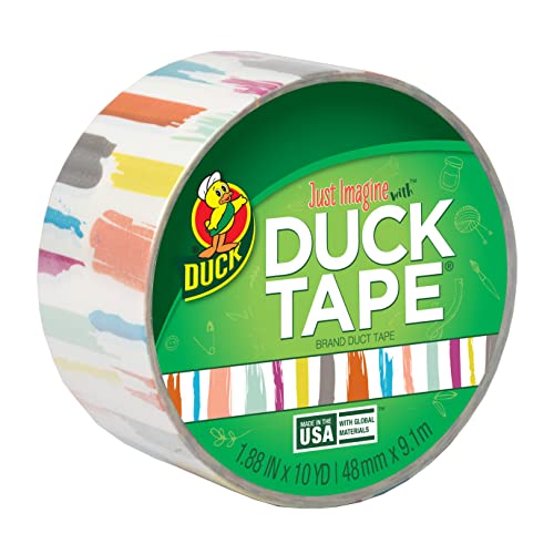 Duck Brand Printed Duct Tape Prints & Patterns: 1.88 in. x 30 ft. (Brushed Stripes)