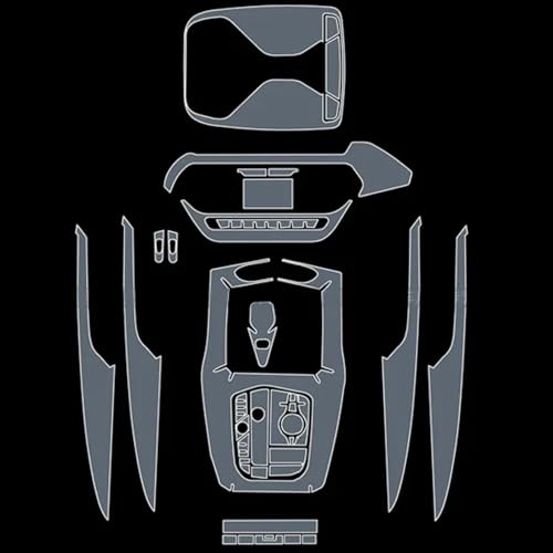 Film PPF BMW iX3 G08 2021-2023 protection de console centrale TPU mat