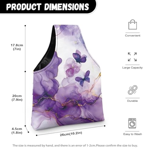Image of ZUXONGSY Butterfly Yarn Tote Yarn Organizers and Storage for Women Portable Knitting Yarn Storage Bag Organizer Large Knitting Accessories Crochet Organizers and Storage