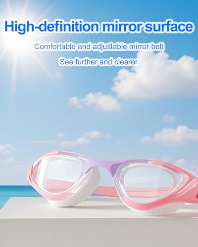 Image of Swim Goggles, Super Clear View,Goggles Swimming Adult, Suitable for All Kinds of Swimming Programs