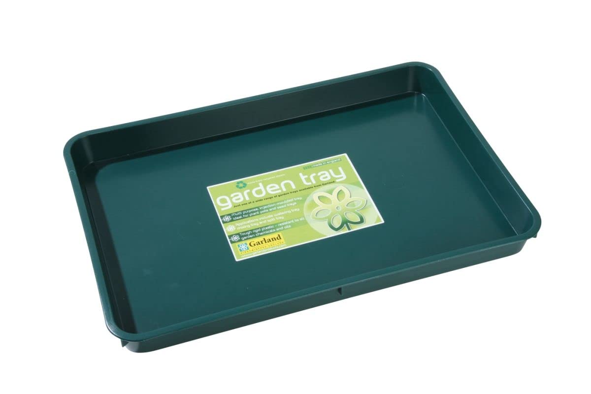 Muddy Hands Rectangle Multi Purpose Garden Tray - 9 Litre - (Length: 57cm x Width: 39cm x Height: 5cm) (Green)