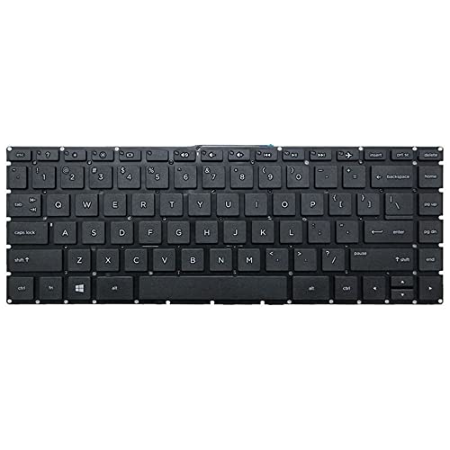 Clavier HP 348 G5 noir disposition américain QWERTY pour remplacement portable