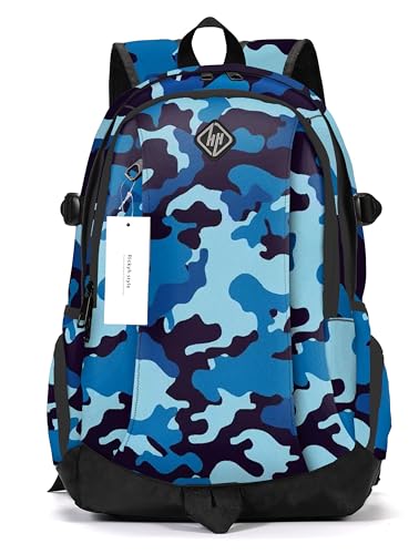 Image of rickyh style School Backpack Travel Bag for Men & Women Lightweight College Back Pack with Laptop Compartmen