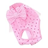 SHINEOFI Hundewindelhöschen aus Baumwolle Haustierhosen Welpenhygienehöschen Unterwäsche für Hündinnen Saugfähig und Atmungsaktiv für Teppibeschutzhosen