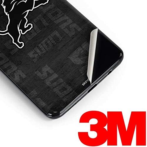 Skinit Decal Phone Skin Compatible with Samsung Galaxy S10 - Officially Licensed NFL Detroit Lions Black & White Design