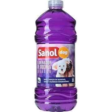 Eliminador de Odores Para Cães e Gatos, Lavanda, Sanol Dog, 2 litros, Roxo