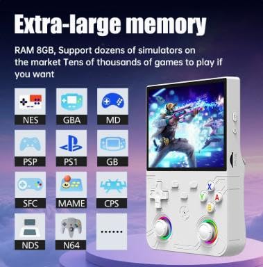 R36ultraX Console di gioco palmare open source Nuovo palmare nostalgico verticale a grande schermo, retrò Arcade R36 UltraX