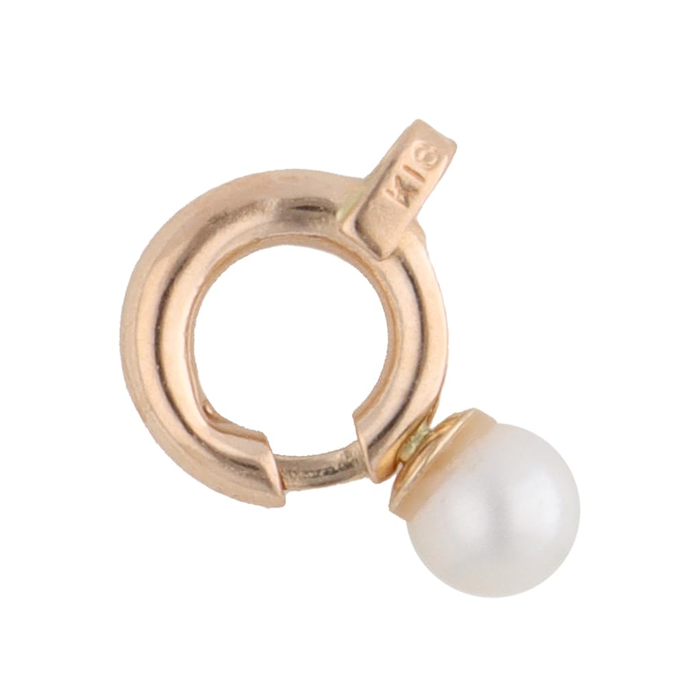 Amazon.co.jp: 【KOHSAi】引き輪 5mm パール付きレバー 日本製 K18 18 
