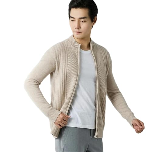 Pull à col montant homme fermeture éclair veste mi-saison ajustable