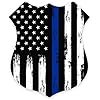Amazon.com - GRITKULTURE Thin Blue Line Police Badge Decals 4 Inch X 3. ...